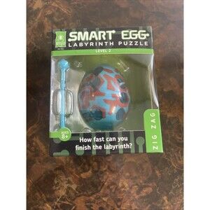 Smart Egg Labyrinth Puzzle Level 2 from BePuzzled Games. Zig Zag Version. 2019